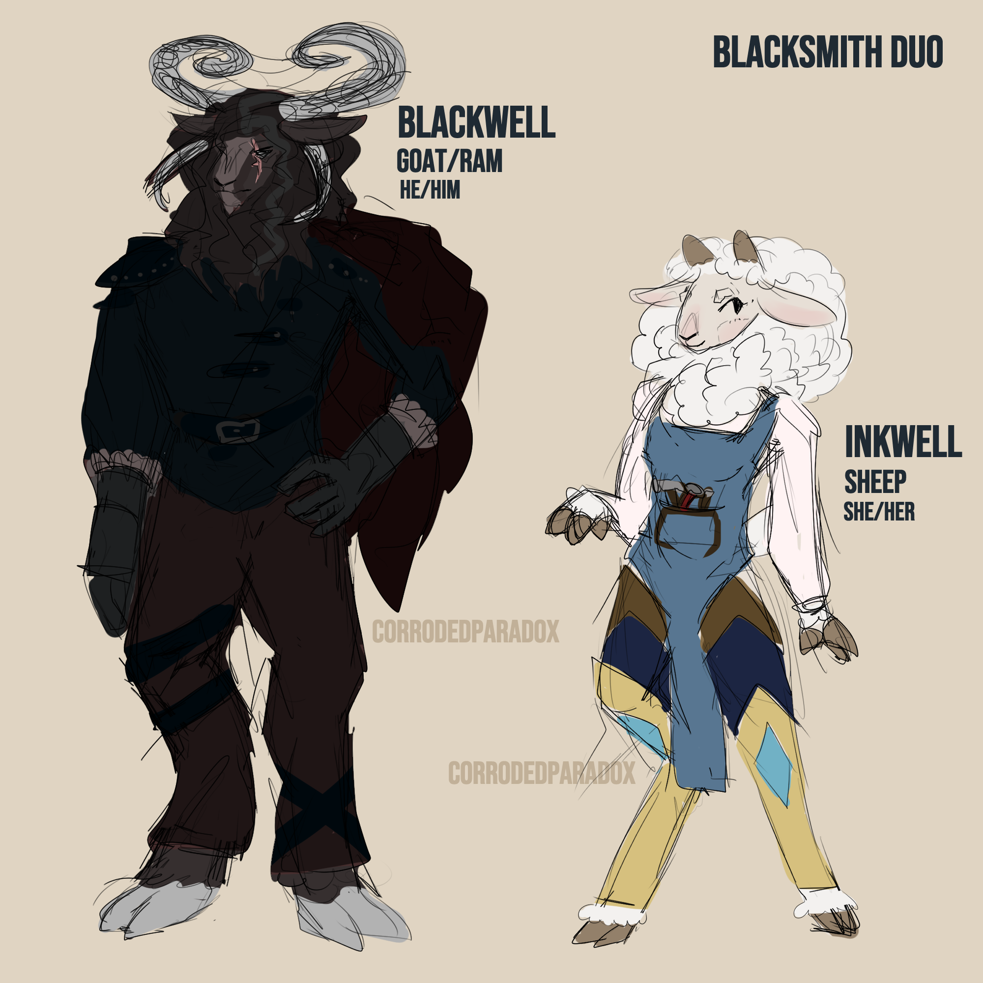 pix F2U Furry Base Goat chibi goat anthro