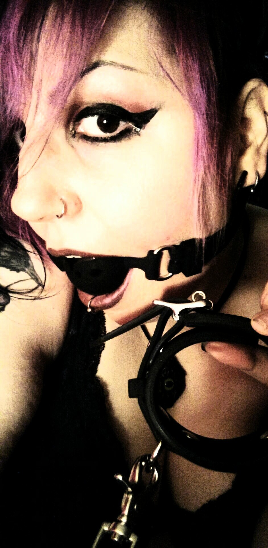 bdsmgeekshop:    electric-eff submitted to bdsmgeekshop:  Just got my gag &amp;