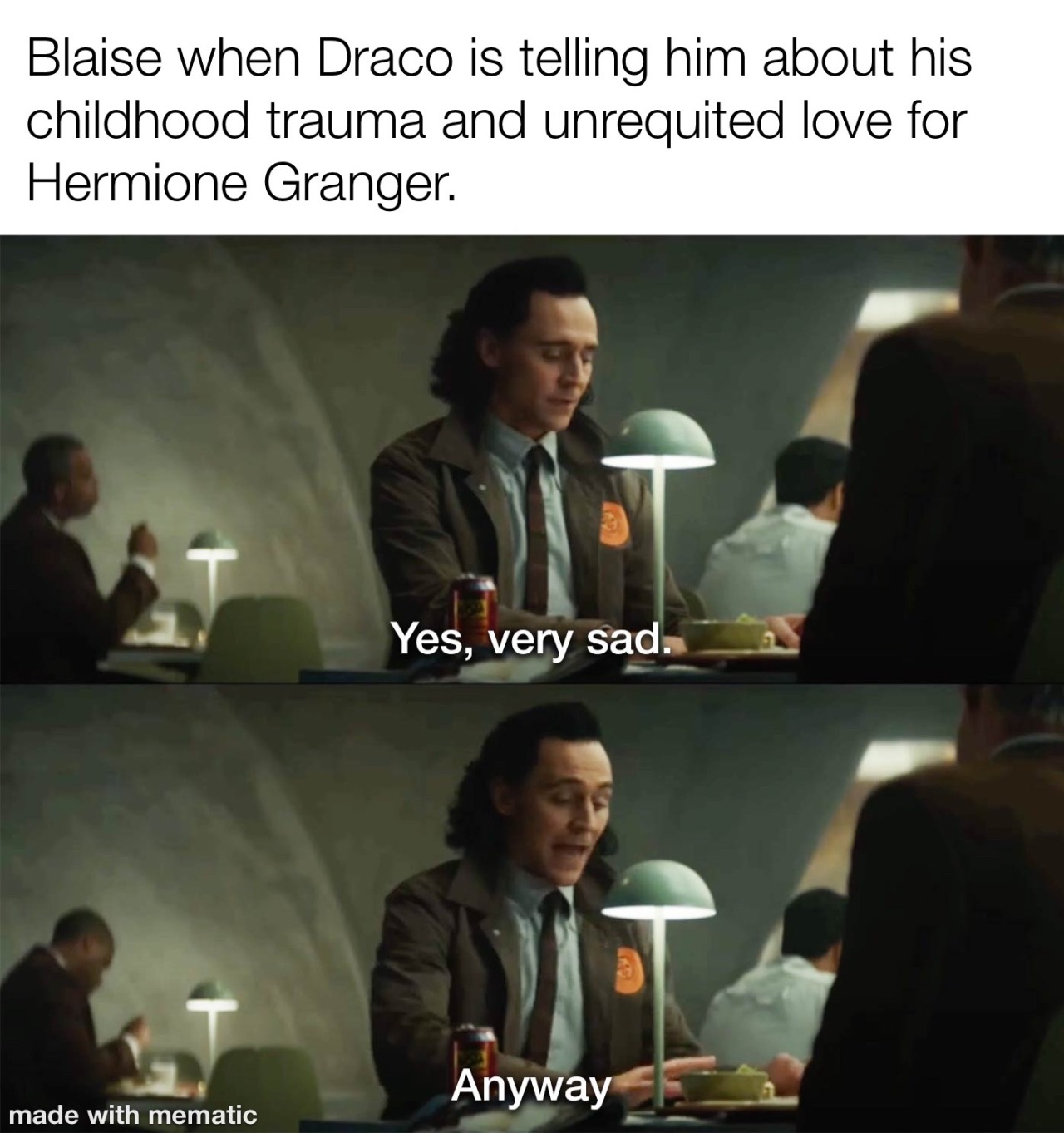 Hermione and Draco Meme