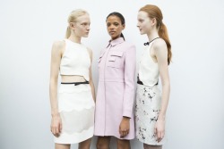 daffiey:  Backstage at Giambattista Valli,