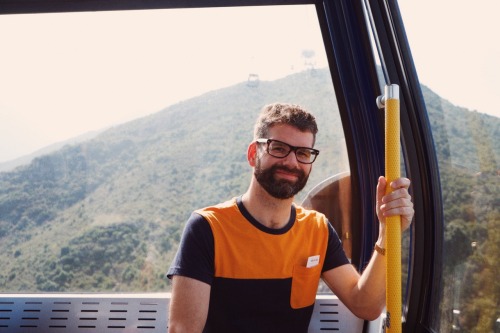 With the cable car to The Big Buddha