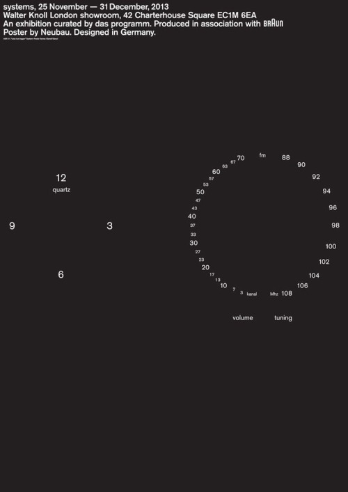 searchsystem:  Neubau / Das Programm / Walter Knoll London / Systems / Less But Bigger / Poster / 2013 