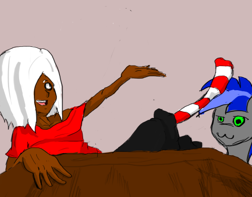 melodyloveschicken:  Melody: I guess I restarted. Ask me anything and i will attempt to answer. I got Smitty here temporarily. Sockie ((Even though shee don’t probably remember giving them to me xD) http://sockiepie.tumblr.com/ Smitty http://smittygir4.tu