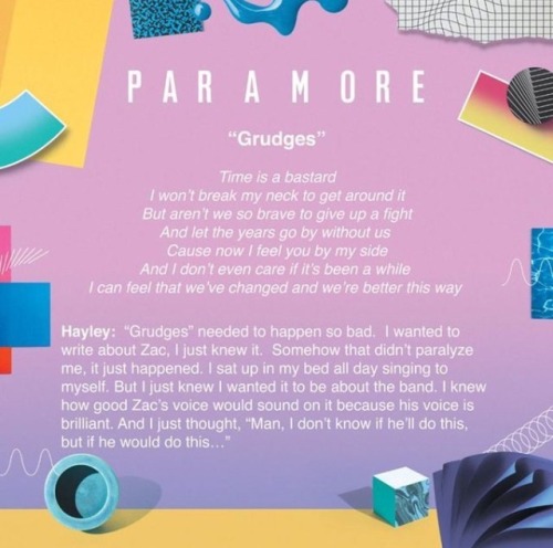 paramoremusiccom:Behind the lyrics