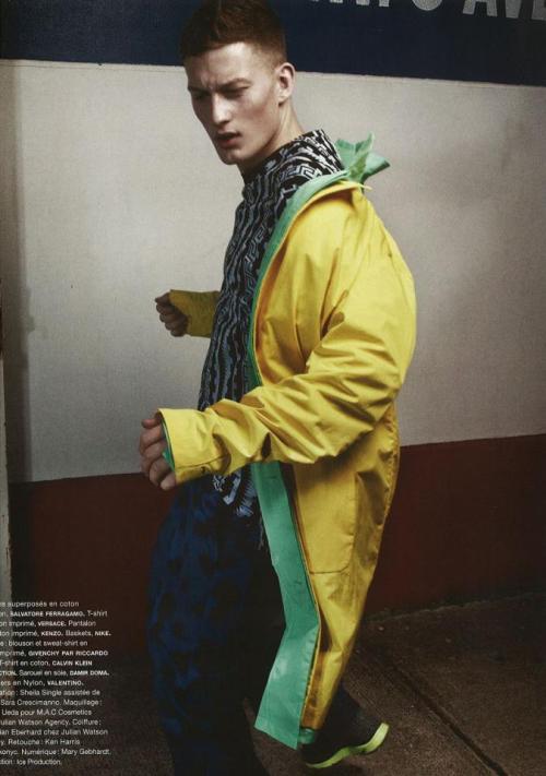 Bastian Thiery by Greg Harris for Numéro Homme Paris