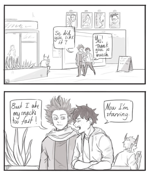 Going to the movies with Shinso.Years later Deku still thinks he has the dark soul of a thief&hellip