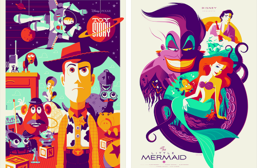 mickeyandcompany:   Disney posters by Tom Whalen 