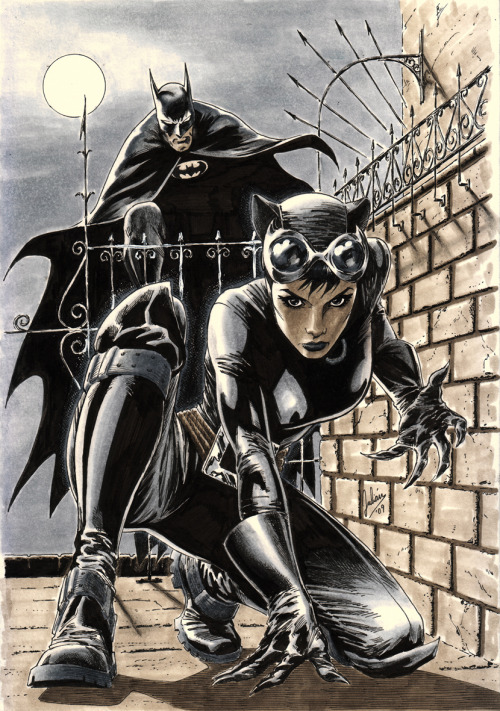 Catwoman: The Chase // artwork by Julian Lopez (2011)