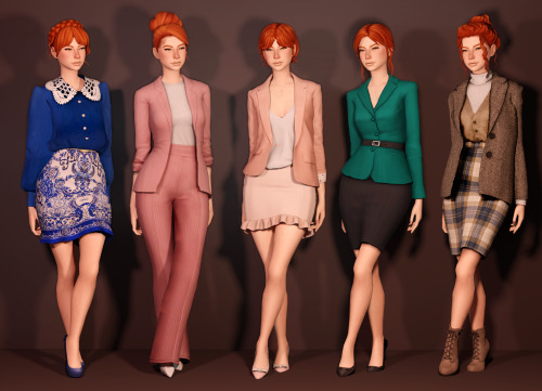 @simchronized’s Lookbook Challenge: OfficewearI had fun with this oneGenetics are the same as 