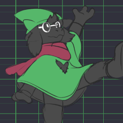 alexclimax:Drawn Ralsei from my stream. Yeeee~!