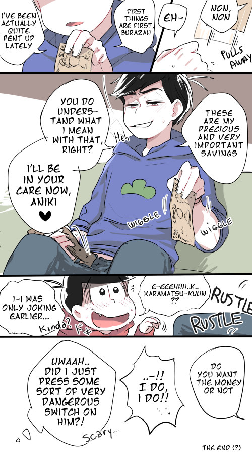 daematsu:  Yes take good care of him, onii-chan♥ 