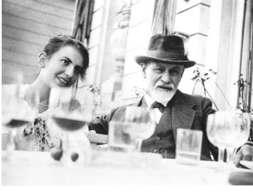 Sigmund Freud with his daughter Anna, Vienna, circa 1937; photograph by Princess EugénieAnna hated a