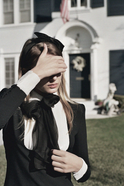voguelovesme: Lily Donaldson by Max Farago for Dazed &amp; Confused February 2013