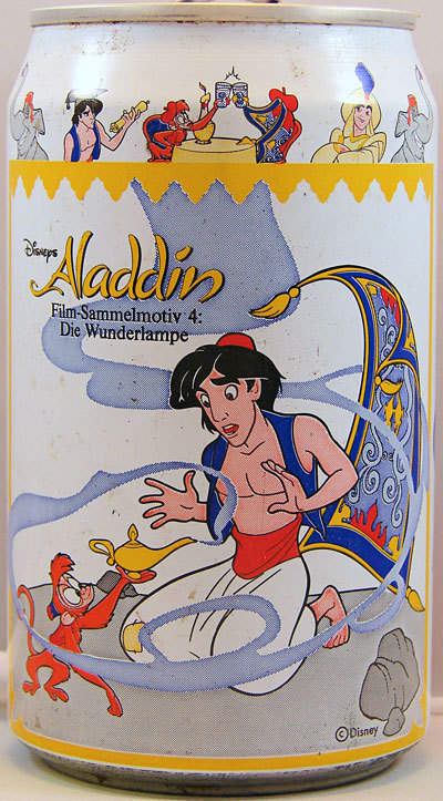 elaichi-cha:90s90s90s:1994 German Fanta Aladdin Cans!!!!!