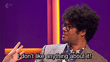 itsgeekylife:  Was it something I said? part 2The evil of Jimmy Carr…I curse Jimmy Carr that his itsy bitsy genitalia will fall off. (before I get hate mail this is full of sarcasm.)