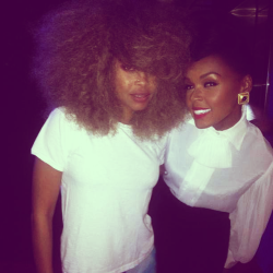 uncoveredbutterfly:  Erykah Badu & Janelle