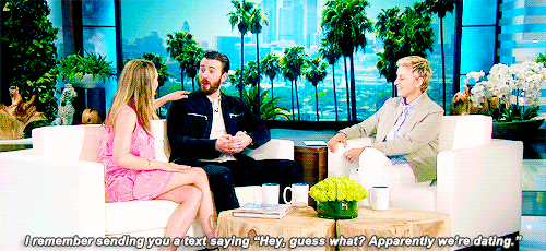 hansolos:  elizabeth olsen and chris evans talk about their dating rumours on the