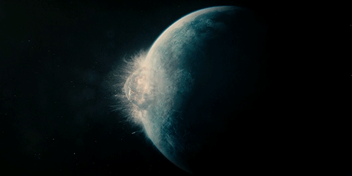 persnicketous: Earth being destroyed by a larger planet in Melancholia 