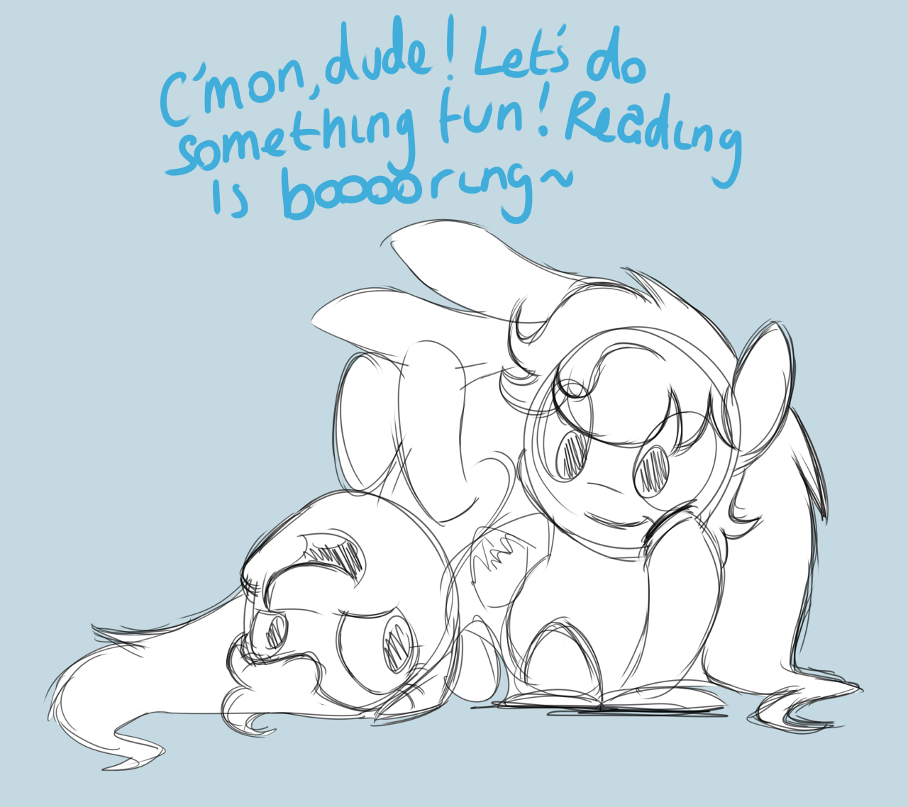 princessnoob:  Doodles before bed. :3 I don’t wanna go to bed thoughhhh!! I wanna