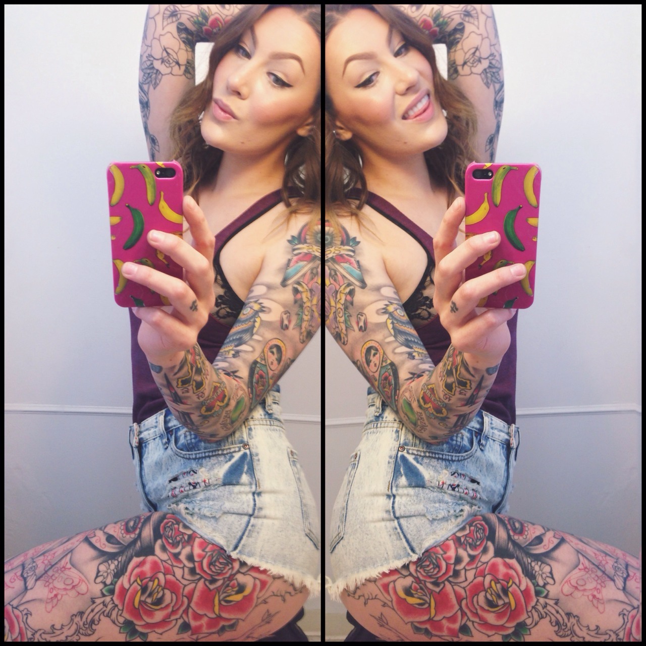abchannahxyz:  Day old selfies for yo’ life. 