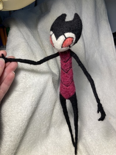 Grimm Is Finished And In His New Home! I Already Kind Of Miss Having Him On My Desk Actually, But I'll