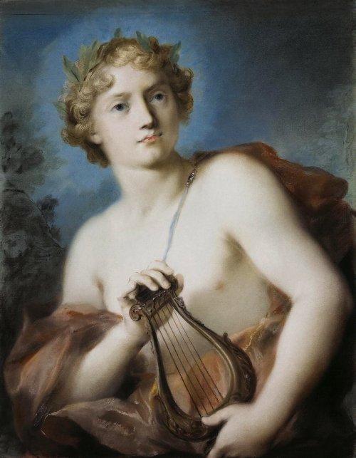 artmagnifique:ROSALBA CARRIERA. Apollo, early 18th century.