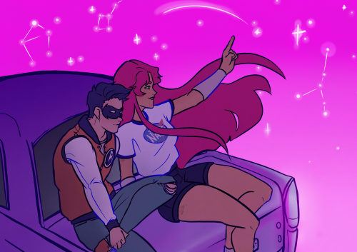 ConstellationsLast day! I’ve been doing a lot of different versions of robin and star the whole week