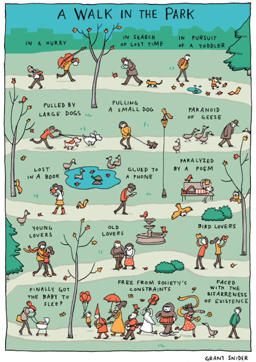 incidentalcomics: A Walk in the Park Posters are available at my shop.