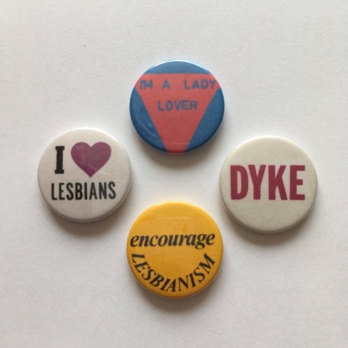 diabeticlesbian:Fave vintage &amp; remake lesbian badges