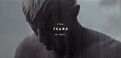 lotloriens:“I’ve seen things you people wouldn’t believe” - R. I. P Rutger H