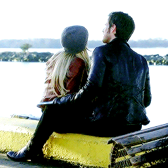 swanshope:   #just emma and killian #sitting by the docks discussing matters of
