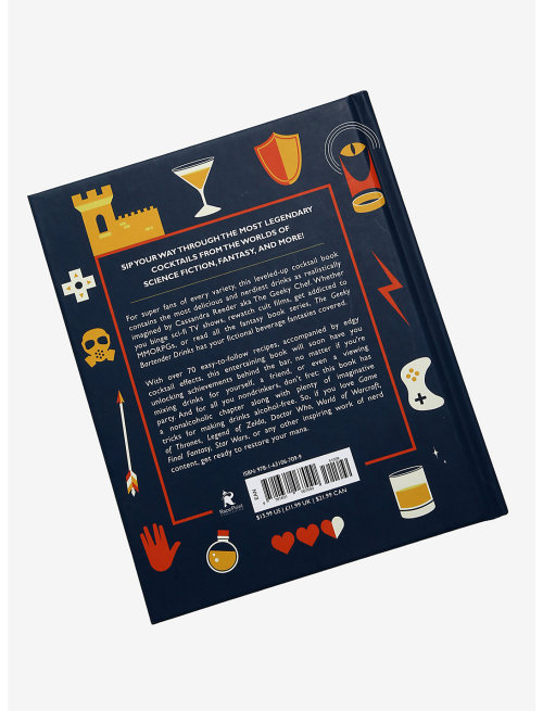 The Geeky Bartender Drinks: Real-Life Recipes for Fantasy Cocktails Book found at Box Lunch.