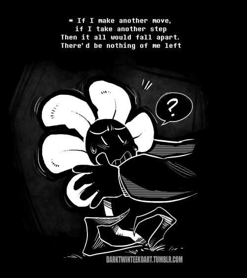 darktwinteekoart:-Bad Flowey-Art © ZombiDJ