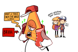 cynderfunk:Rebellious dorito out on the loose