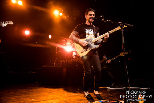 Dashboard Confessional at Irving Plaza in NYC on 1/19/17.www.nickkarp.com