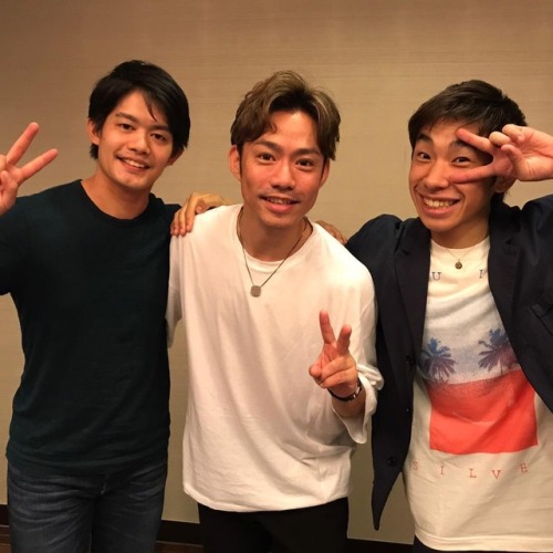 magicaleggplant:Taka, Dai and Nobu at 2018 PIW Shiga! (x, x) They did an interview together for Quad