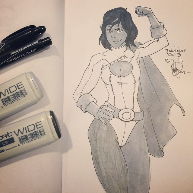 grimphantom:  wruzicka-reblogs:  Inktober Day Three. Really need to bring more of
