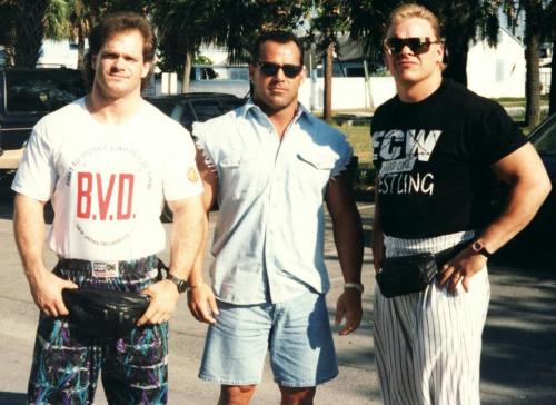 The original The Triple Threat. Chris Benoit,...