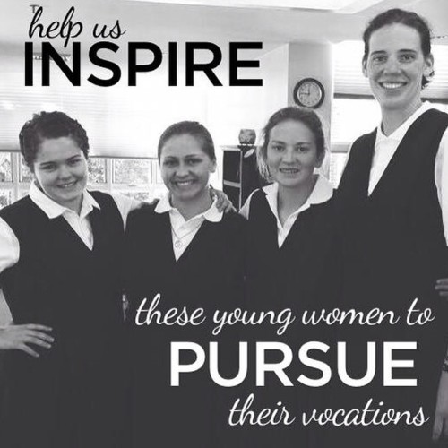 Last summer, we spent a lot of time with these discerning young women at a convent in New Jersey. Last week, the entered religious life and became aspirants with the Salesian Sisters! Pray for them!
Help us inspire more young women to IMAGINE:...