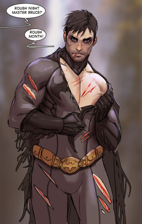 becauseicandrawbutts:  Nebezial made sexy DC things for his wife. Awww, I wish I had a husband who d
