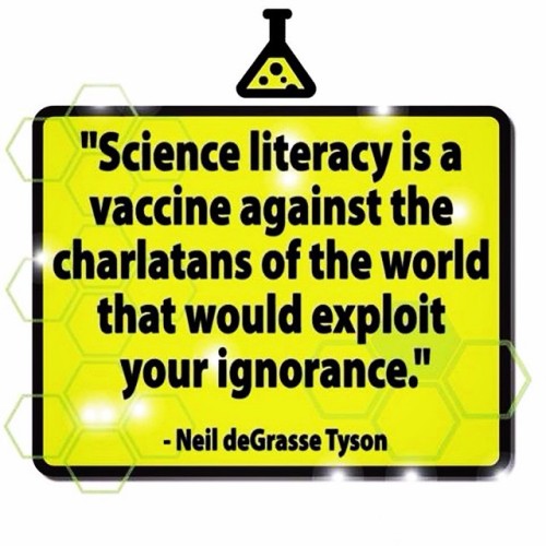 #yesoesasi
visto en frasesateas:
“ La ciencia es literalmente una vacuna contra los charlatanes del mundo que se aprovecharan de tu ignorancia. #ateo #atea #ateu #athee #ateismo #atheism #atheist #neildegrassetyson
”