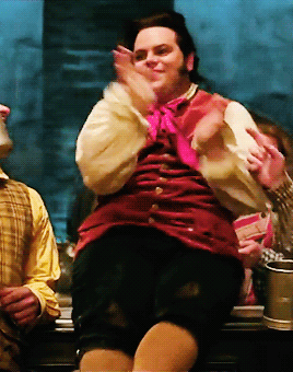 politelyintheknow: lefou being the cutest ever during ‘gaston’ !!!