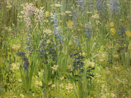 huariqueje:Easter Flowers  (Detail) -  Ernest Quost  1880French  1844-1931 oil o