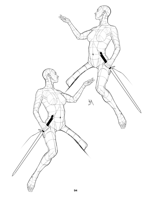 Sketch of male model in various poses for drawing reference on Craiyon
