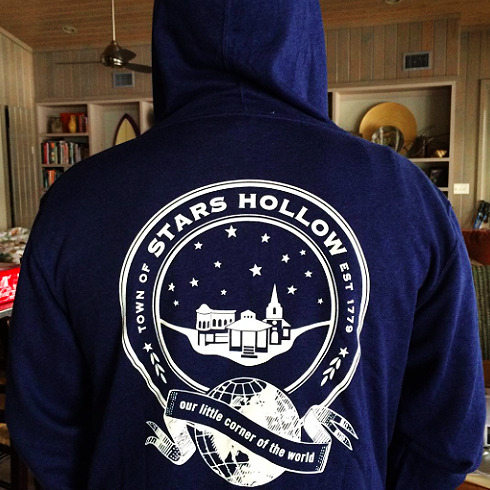 Stars Hollow hoodie as worn by Mike Gandolfi available at REDBUBBLE