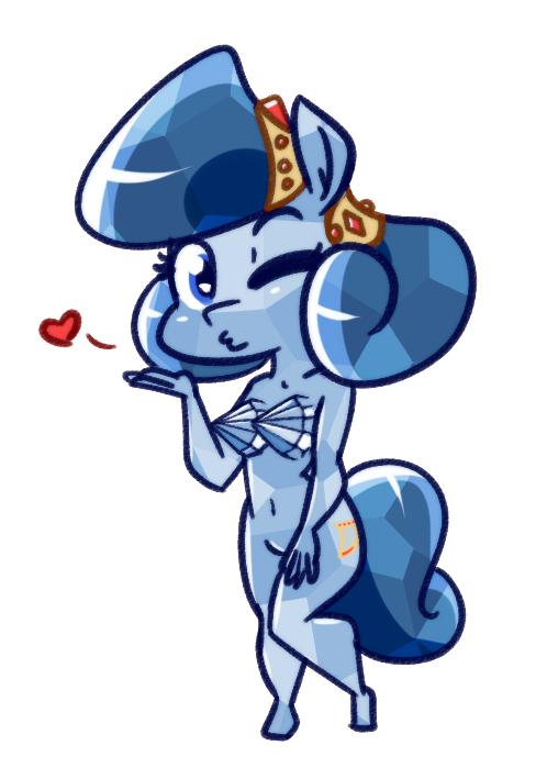 Ever wonder what crystal pony tiddies look like?!?!?!
