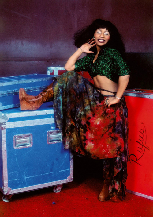 brandonousley:Chaka Khan at the Roxy, 1977 (photographed by Bruce W, Talamon)