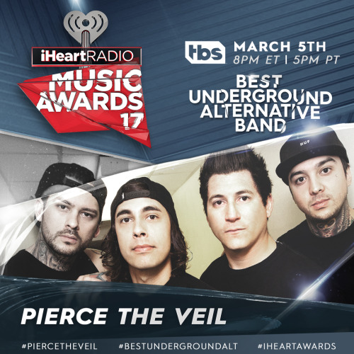 Tell us on Twitter who’s got your vote for the #BestUndergroundAlt band at our #iHeartAwards!