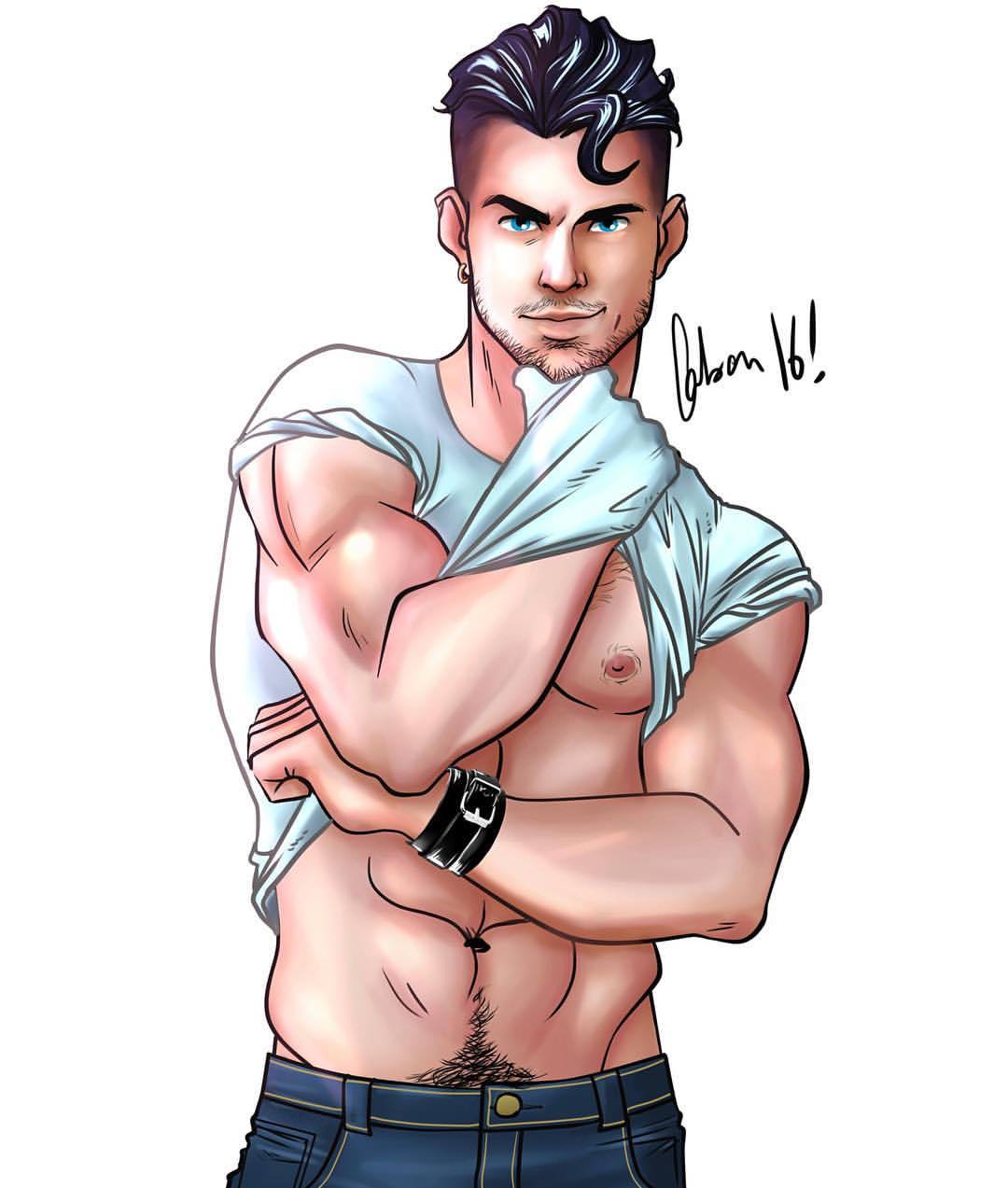 drawn-males:  artbyfab:  #art #Arte #artbyfab #kalel #konel #connerkent #dccomics