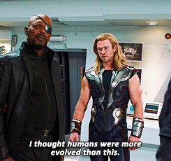 hiddlesbatch:gotham:Thor being unimpressed by Midgardians   #love thor when he’s